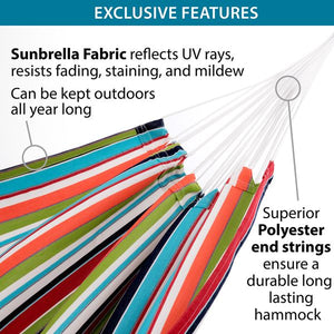 Brazilian Sunbrella Hammock - Carousel Confetti