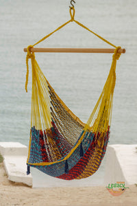Authentic Mexican Hammock swing chair in our Confeti catalogue colour