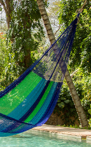 Outdoor all weather Mexican hammock in Oceanica - 3 years guarantee