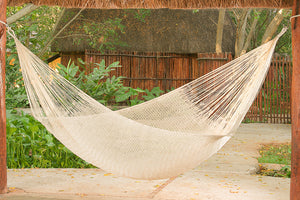 Authentic Mexican Cotton Hammock in Ivory