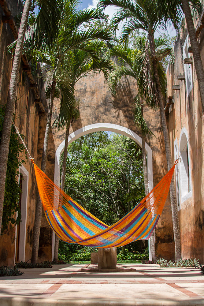 Authentic Mexican Cotton Hammock in Alegra