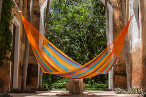 Authentic Mexican Cotton Hammock in Alegra