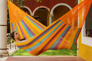 Authentic Mexican Cotton Hammock in Alegra