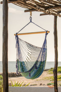 Authentic Mexican Hammock swing chair in our Caribe catalogue colour