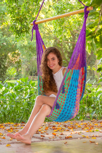 Authentic Mexican Hammock swing chair in our Colorina catalogue colour