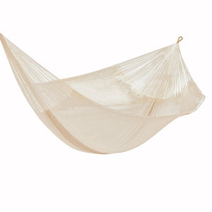 Outdoor all weather Mexican hammock in Plain Cream - 3 years guarantee